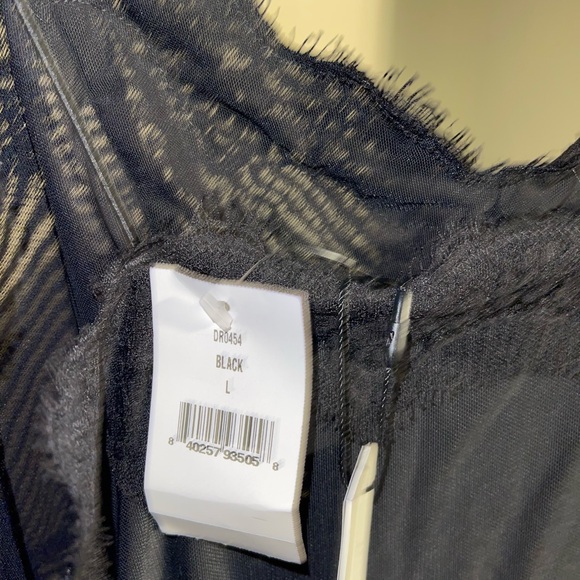 Fleur du Mal Black Lace Mini Dress - Picture 6 of 9